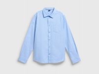 Рубашка из хлопка для мальчиков, Голубой