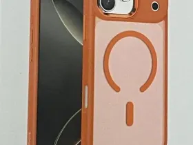 Чехол-накладка Keephone Mago Pro Magsafe для Apple iPhone 17 Pro Max пластиковый матовый (оранжевый)