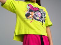 Фуфайка трикотажная для девочек (футболка)