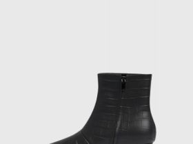 Ботильоны из натуральной кожи, Черный