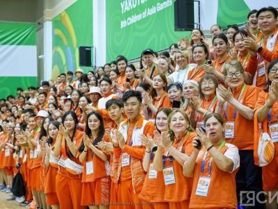 Знаки отличия вручат более 100 волонтерам игр «Дети Азии» в Якутске