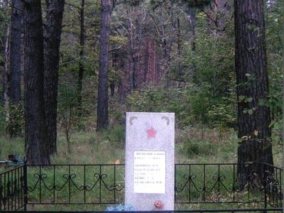 Братская могила советских воинов, погибших в 1943 г. в боях с немецко-фашистскими захватчиками