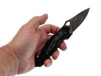 Автоматический складной нож со стропорезом Viking Nordway KA103-1, сталь D2, рукоять G10