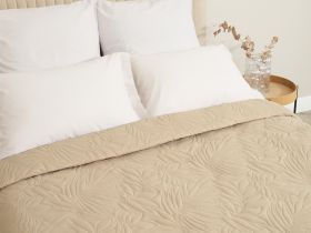 Покрывало Fogliare, бежевое