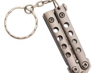 Нож-бабочка (балисонг) Гном, сталь 420, светлый