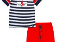 Комплект трикотажный для мальчиков: фуфайка (футболка), шорты