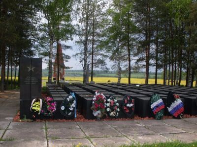 Братская могила  советских  воинов, погибших в боях с фашистами