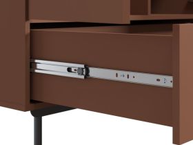 Распашной шкаф Квелен 2-96x220 Терракотовый