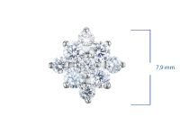 Классическая подвеска из серебра э0612пд09164200_white