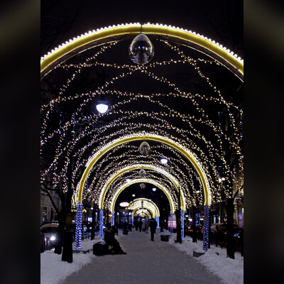 Прогулка по новогоднему Петербургу