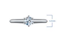 Помолвочное кольцо из белого золота э0912кц06200856_white