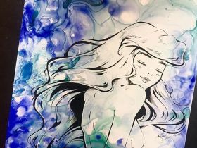 Бумага для смешанных техник Lana "Lanavanguard" 50x70 см 200 г, полипропилен 100 %, гладкая (синтетическая)