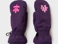 Варежки текстильные для девочек