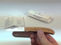 Нож складной Massimo Fantoni Design, Dweller, FAN/DWELLER/ОL, сталь 19C27, рукоять Оlive Wood