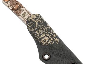 Нож киридаши Koi Dragon, сталь AUS-8