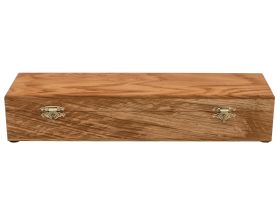 Шкатулка для ножа дуб, бесцветное масло