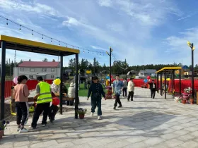 Новый сквер открыли в селе Хомустах Якутии