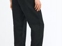 Брюки изо льна, Черный