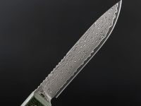 Туристический нож Daggerr Ataman, сталь VG-10/Damascus, рукоять Green Micarta