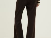 Брюки клеш с шерстью