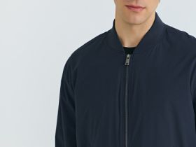 Бомбер на молнии, Синий