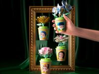 DK021-6 Конструктор Арт-стакан: Орхидея