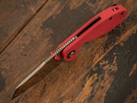 Складной нож CJRB Maileah, сталь AR-RPM9, рукоять G10, Red