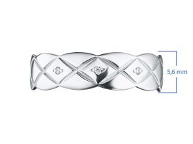 Кольцо из серебра с бриллиантами э0601кц06184300