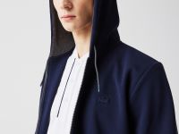 Мужская толстовка Lacoste на молнии с капюшоном