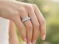 Кольцо из белого золота э4712кц07153400