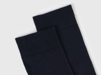 Высокие носки в рубчик, Синий