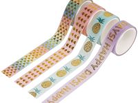 Набор клейких декоративных лент MESHU "Happy days", 4шт