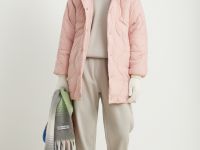 Полупальто утепленное с воротником-стойкой