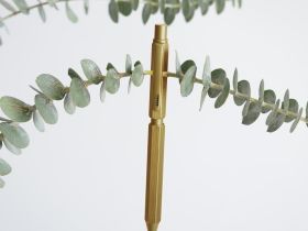 Ручка мультисистемная Rhodia, 3в1 (черн+красн+кар 0,5), корпус Золото
