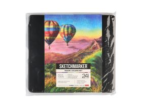 Набор карандашей акварельные Sketchmarker "Путешествия", 24 цвета, жестяной пенал