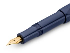 Ручка перьевая Kaweco CLASSIC Sport F 0,7 мм, чернила синие, корпус синий морской