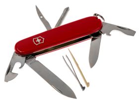 Нож перочинный Victorinox Tinker, сталь X55CrMo14, рукоять Cellidor®, красный