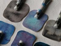 Акрил Super Vision с грануляцией "Acrylic layered" в тубе 8 мл S4 Rubia indigo