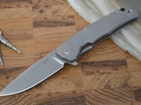 Нож складной LionSteel TRE BR BR, сталь M390, рукоять титан