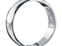 Обручальное кольцо из белого золота э4712кц07200363