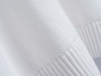 Вязаный джемпер из хлопка, Белый