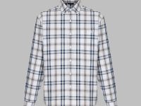 Рубашка из хлопковой фланели в клетку