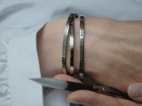 Браслет "Во имя искусства", цвет "Серебро"