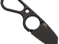 Шейный нож Kizer Bowtie, сталь D2, черный