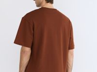 Футболка из плотного хлопка, Оранжевый