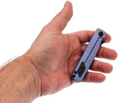 Складной нож Mr.Blade Style blackwashed сталь N690, рукоять Violet Titanium