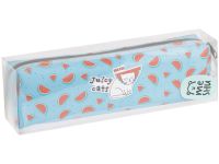 Пенал мягкий MESHU "Juicy cats" 200*55*40 см, искусственная кожа