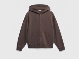 Толстовка объёмного силуэта, Коричневый
