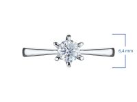 Кольцо из белого золота э4712кц06160900