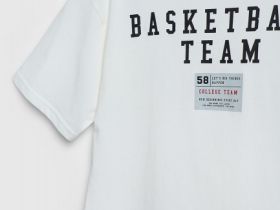 Футболка с принтом для мальчиков, Бежевый